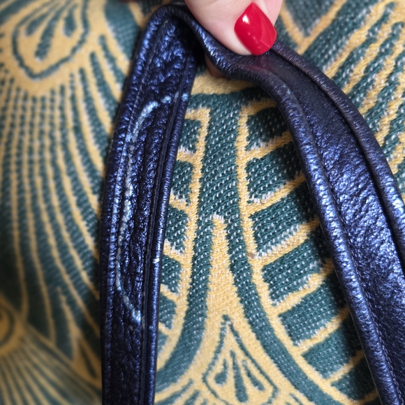 Coach Poppy Blue Sequin Crossbody Bag - Picture 8 of 9